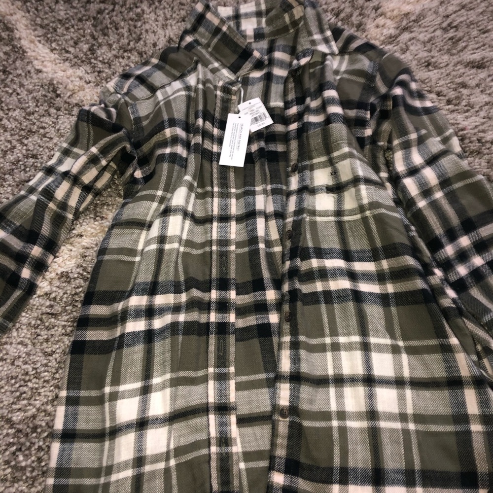 *new* oversized flannel from American eagle